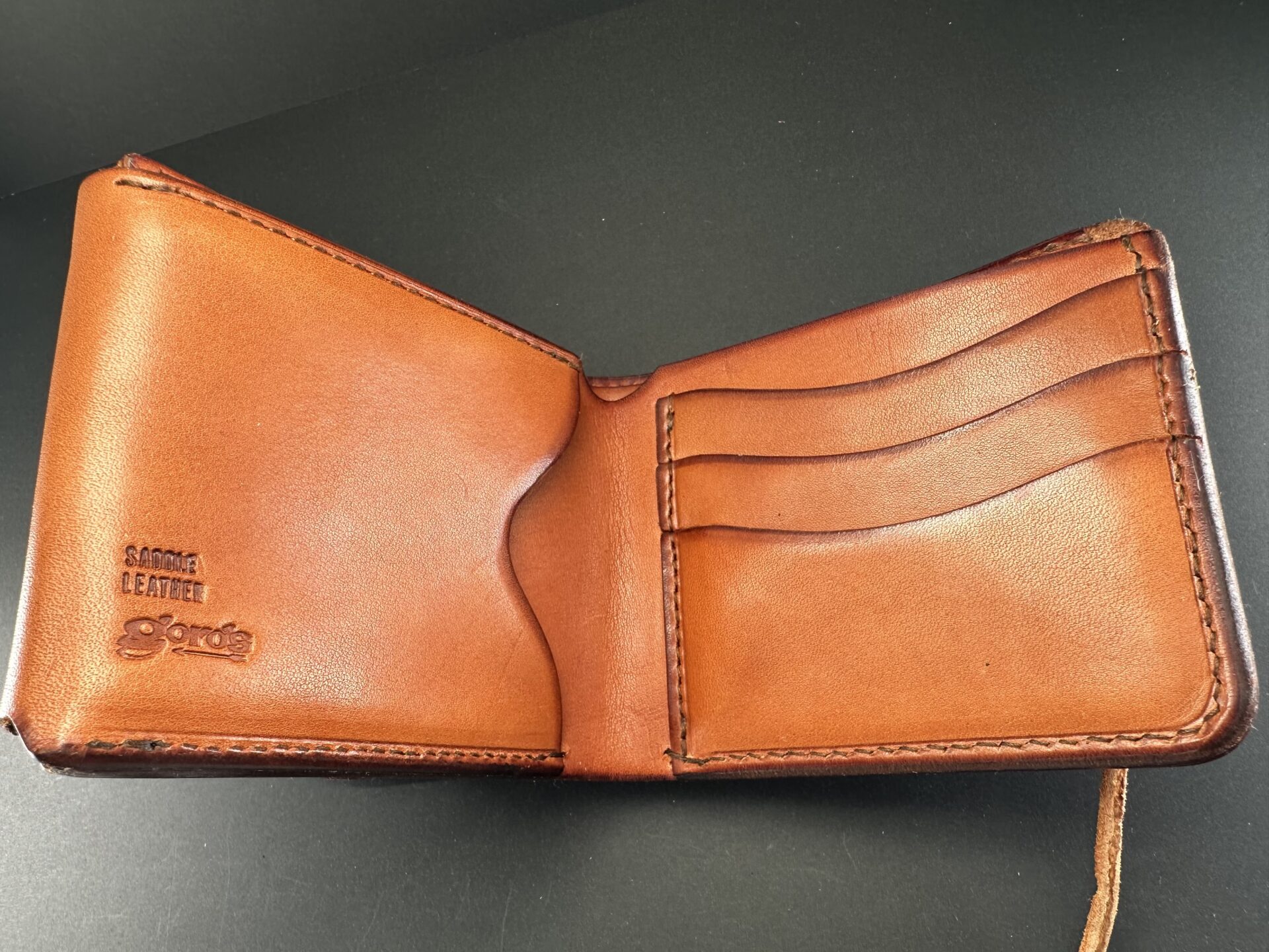 新型二つ折り財布 (赤茶) 財布 - MONTE-CARLO 原宿｜goro'sゴローズ 